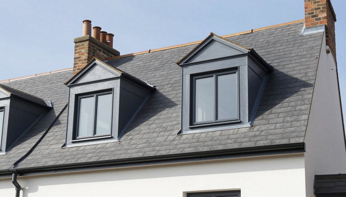 Illustrative image of dormer loft conversion on an Oxford home