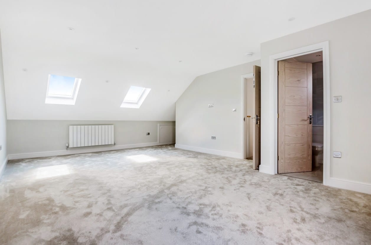 Velux loft conversion with twin rooflights and an ensuite