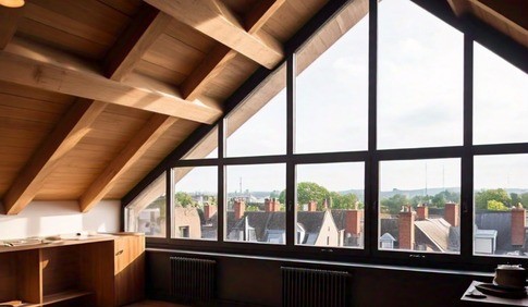 loft conversion in Oxford with large windows