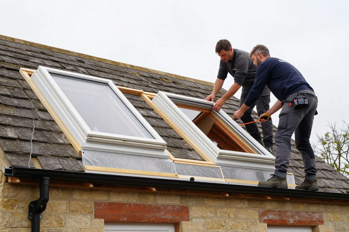 Cost-effective Velux loft conversion in progress in Oxford